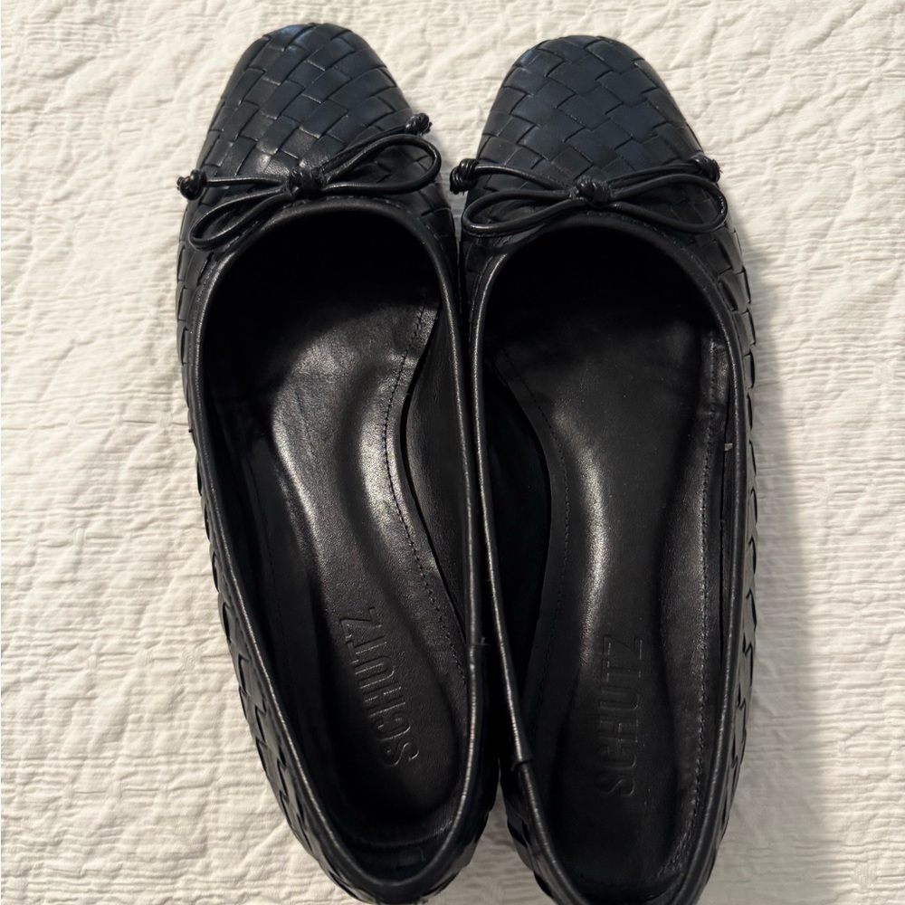SCHUTZ Black Arissa Flat